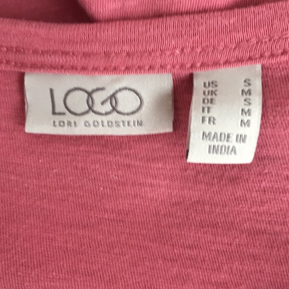 LOGO small pink tunic with ruffle hem - Picture 3 of 6